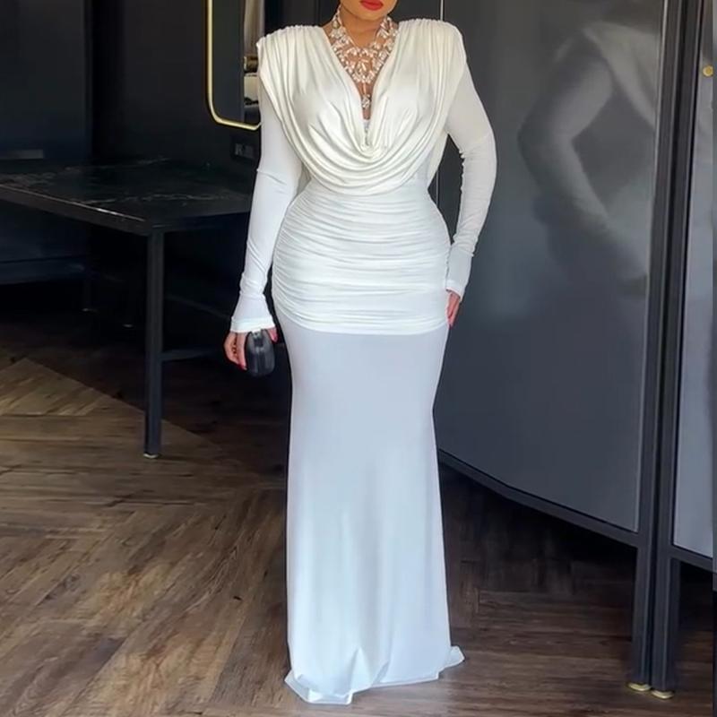 Gold and White Evening Dresses: Elegant & Trendy Picks